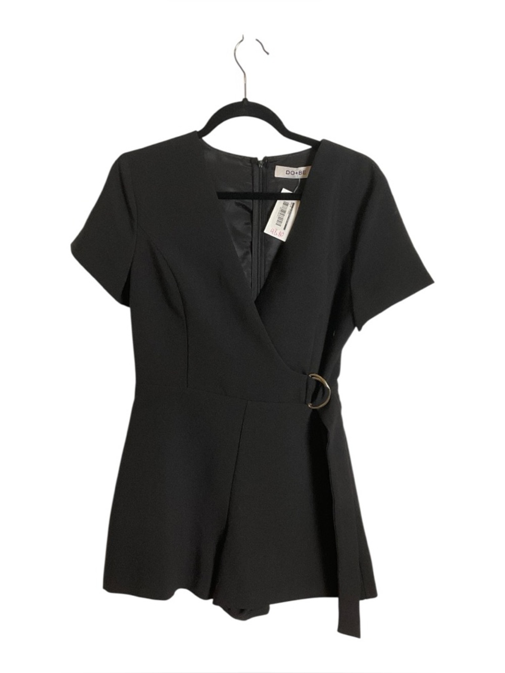 DO+BE Black One piece romper NWT Size Large